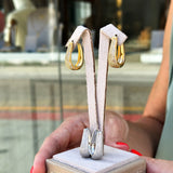 Argola Oval Cravejada Click