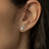 Brinco Prata Duo Gotas