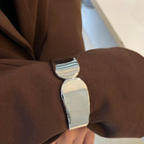 Bracelete Maxi Liso Achatado