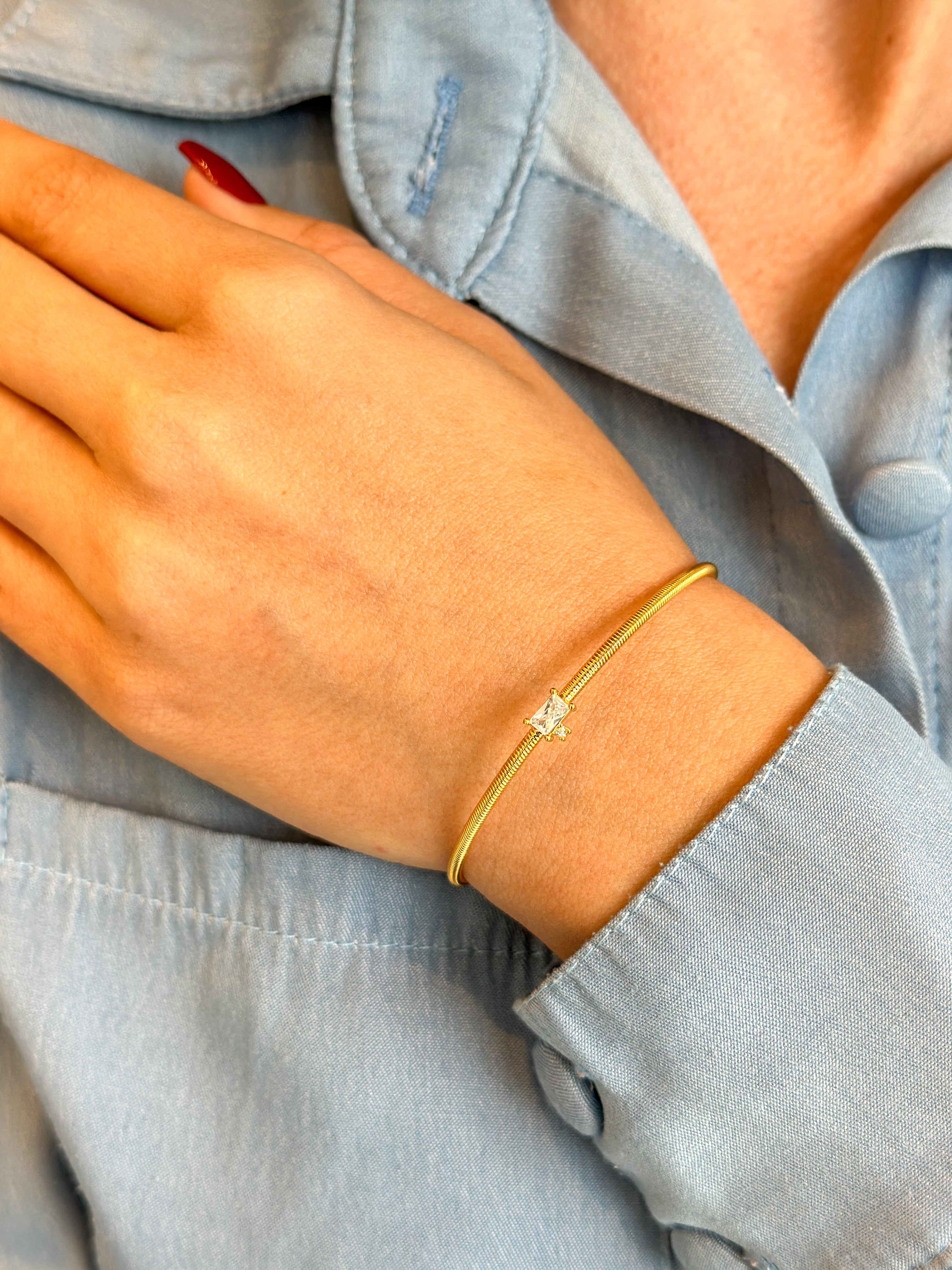 Bracelete Italiano Retângulo ponto de Luz Aberto 8665_162,00(7).jpg