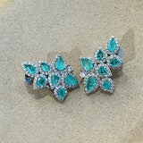Brinco Ear Cuff Cluster Gotas Colombiana