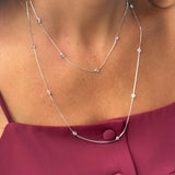 Colar Tiffany Ródio e Ouro 18k