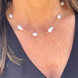 Colar Choker Pérolas Barroca
