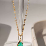 Colar gota turmalina fusion e elos Cartier