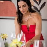 Colar em Prata 925 Gotas Ovais