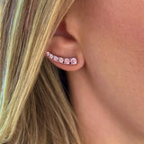 Earcuff 6 Zircônias Crescente