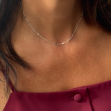 Choker Mini Plaquinhas
