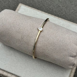 Bracelete Gota Prata 925 Escrava Gota