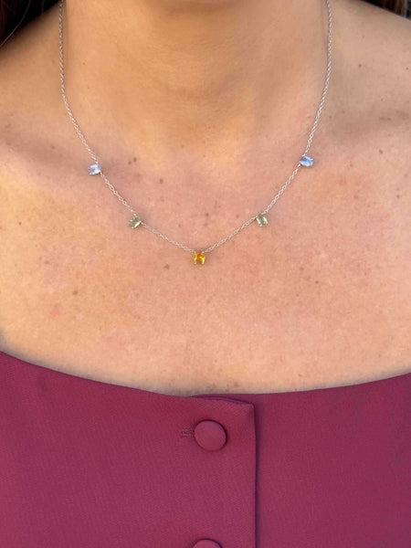 Conjunto Colors em Prata 925