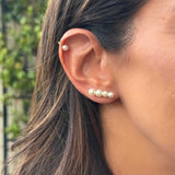 Brinco Earhook 4 pérolas