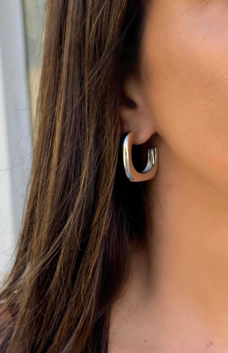 Argola Bold Quadrada