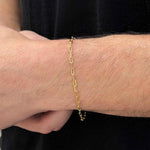 Pulseira elos Cartier em banho de ouro 18k