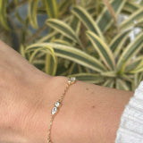 Pulseira Prata 925 Pontos de Luz com Cravação Inglesa