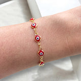 Pulseira olho grego Red