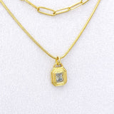 Pingente Vintage Retangular