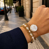 Pulseiras Elos e Pérola Barroca