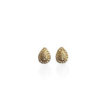 Brinco gota micro cravejado com zircônias em banho de ouro 18k - JOYÁ