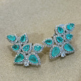 Brinco Ear Cuff Cluster Gotas Colombiana