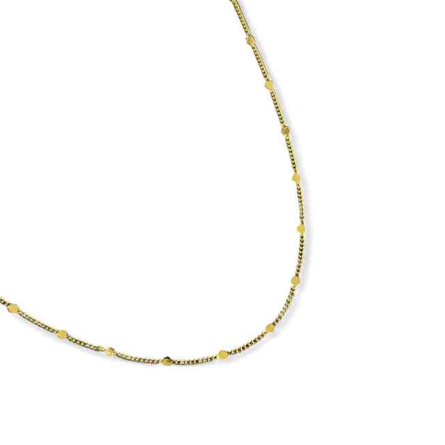 Choker mini plaquinhas em banho de ouro 18k - JOYÁ