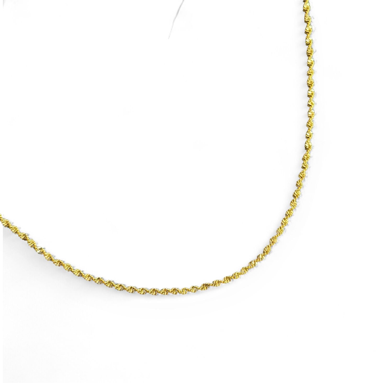 Colar espiral em banho de ouro 18k - JOYÁ