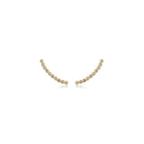 Ear cuff cravação inglesa em banho de ouro 18k - JOYÁ